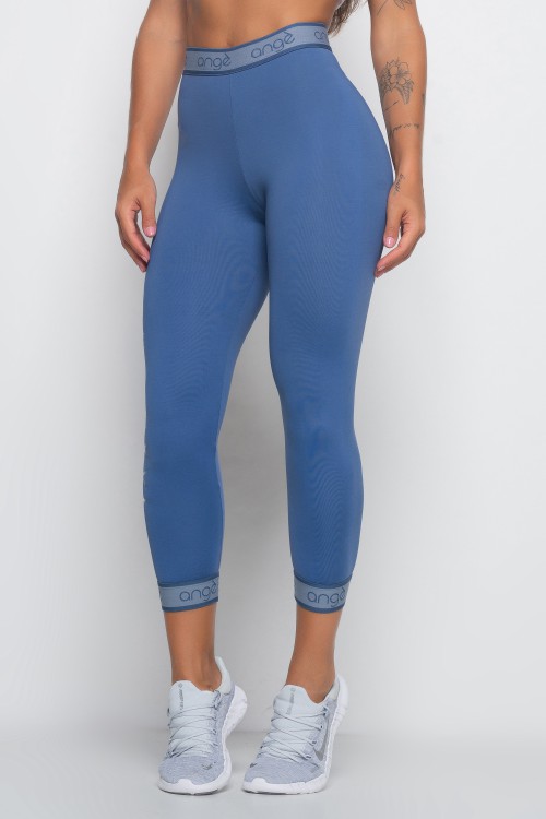 Calça Legging Azul Midi MMXVI