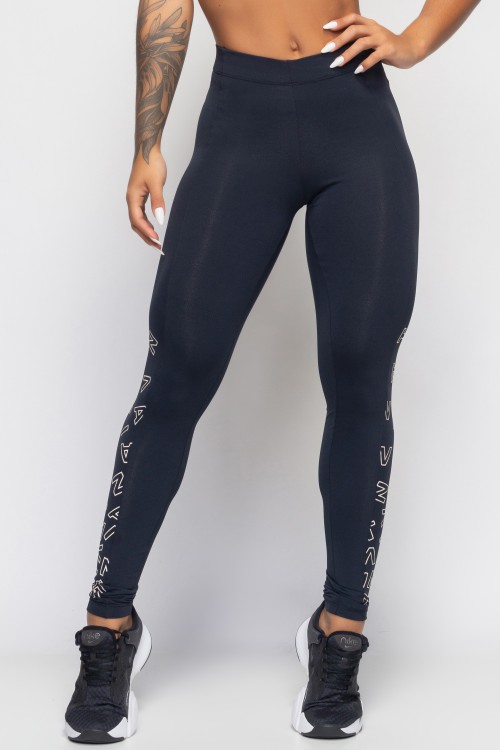 Calça Legging Preta Raízes