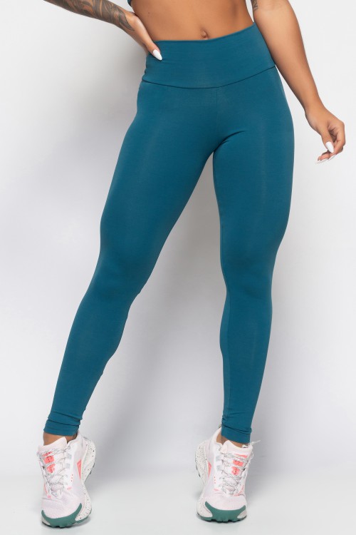 Calça Legging Azul Básica