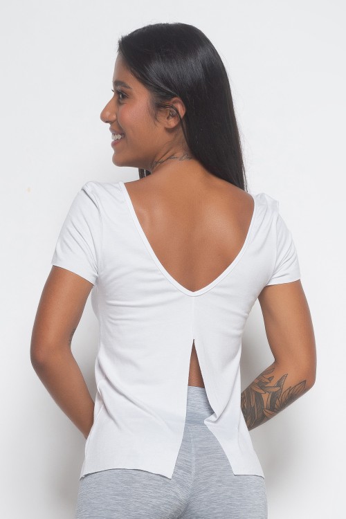Blusa Branca Butterfly