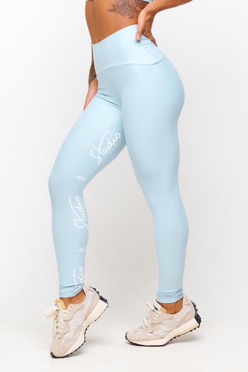 Calça Legging Azul Soft Light Studio