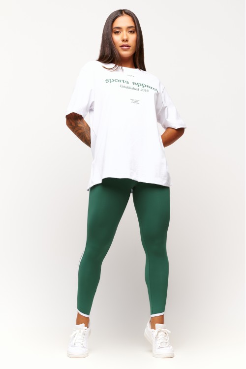 Blusa Branca de Algodão Sports Apparel