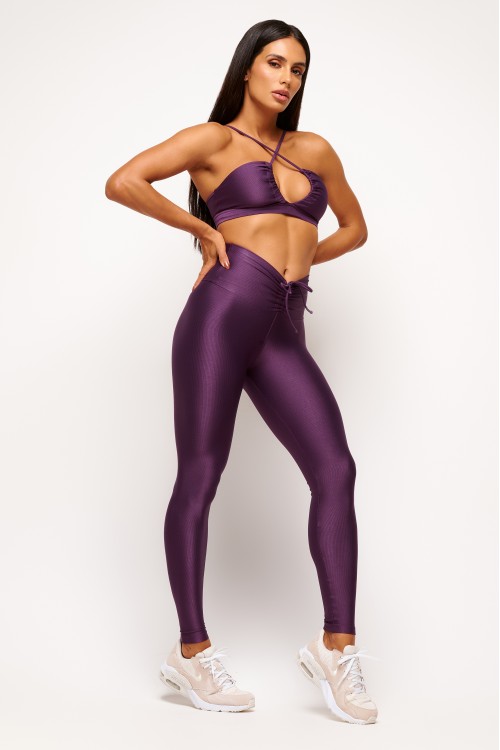 Calça Legging Grape cós franzido Essence
