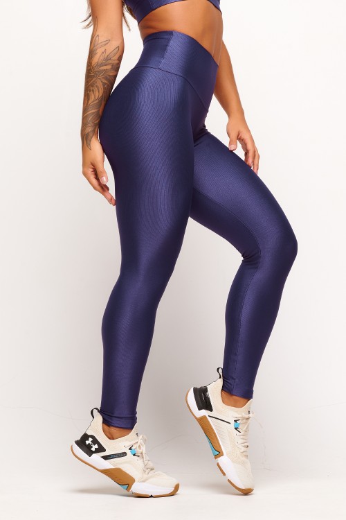 Calça Legging Navy com cintura alta Essence