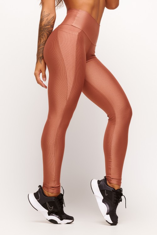 Calça Legging Bronze com bolso Essence