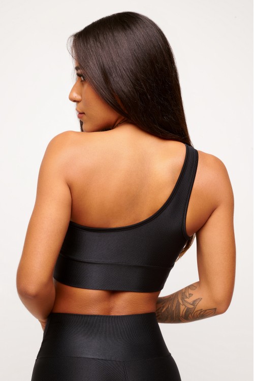 Top Black Assimétrico Essence