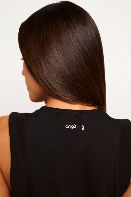 Regata Preta de Algodão Summit