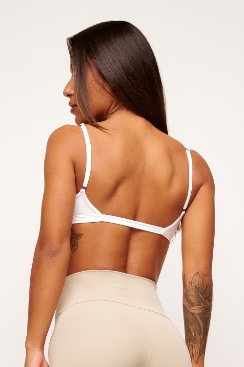 Top Branco Básico Slim