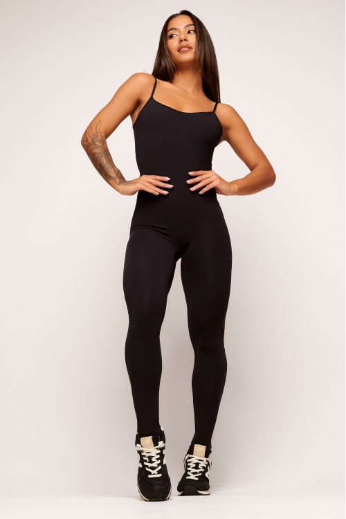 Macacão Preto Levanta Bumbum Fitspo